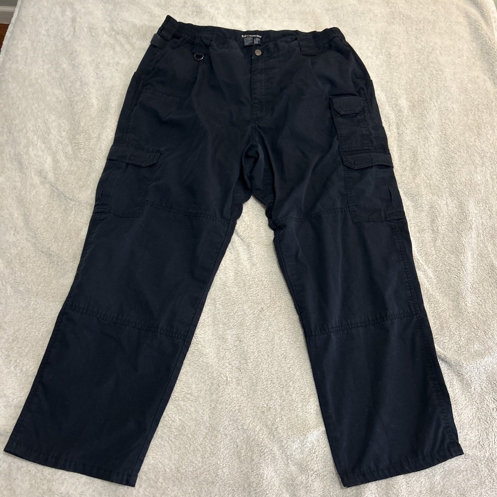 5.11 511‎ TACTICAL Cargo Pants Mens 40x30 Navy Blue Taclite Pro Ripstop Comba